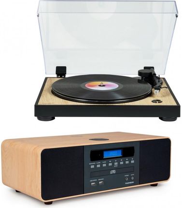 Zestaw stereo / Cyfrowa mini wieża z gramofonem THOMSON TT300 & MIC202