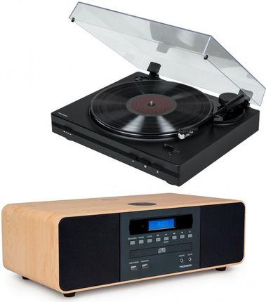 Zestaw stereo / Cyfrowa mini wieża z gramofonem THOMSON TT350 & MIC202