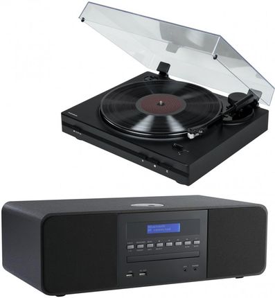 Zestaw stereo / Cyfrowa mini wieża z gramofonem THOMSON TT350 & MIC200