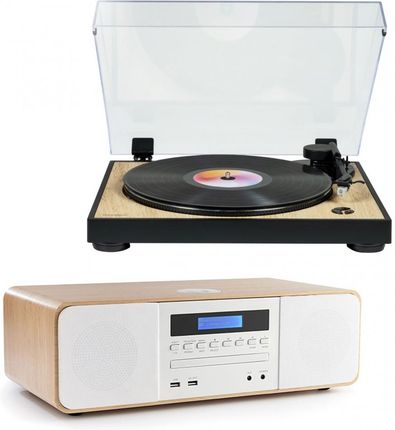 Zestaw stereo / Cyfrowa mini wieża z gramofonem THOMSON TT300 & MIC201
