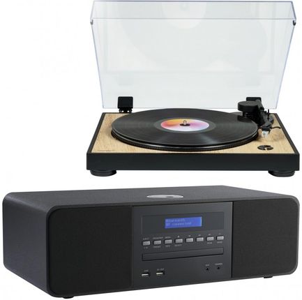 Zestaw stereo/ Cyfrowa mini wieża z gramofonem THOMSON TT300 & MIC200