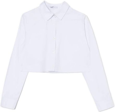 Cropp - Biała krótka koszula - Biały