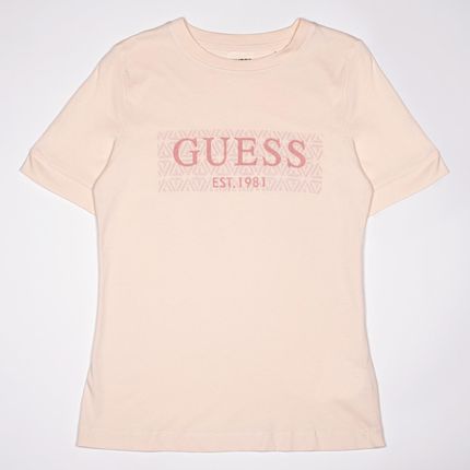 Damska Koszulka z krótkim rękawem Guess Beulah T-Shirt V3Yi15I3Z14-G65D – Beżowy