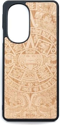 Bewood Drewniane Etui Motorola Edge 30 Pro Kalendarz Aztecki Aniegre