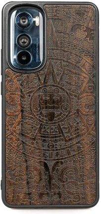 Bewood Drewniane Etui Motorola Edge 30 Kalendarz Aztecki Ziricote