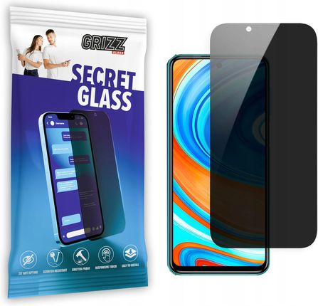 Grizz Glass Szkło Prywatyzujące Do Redmi Note 9 Pro 5G