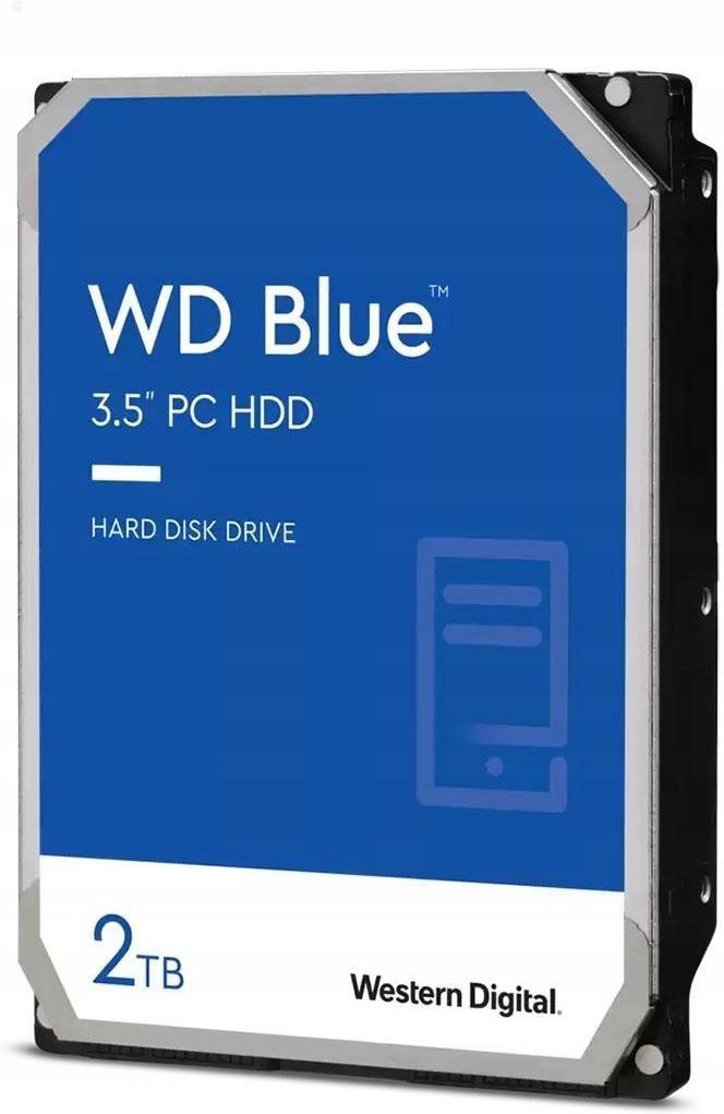 (2つセット)ウエスタンデジタル3.5インチ HDD SATA ブルー 8TN Dysk twardy WD Blue 3,5 2TB SATA III (WD20EARZ) - Opinie i