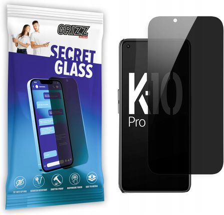Grizz Glass Sekretne Szkło Prywatyzujące Do Oppo K10 Pro