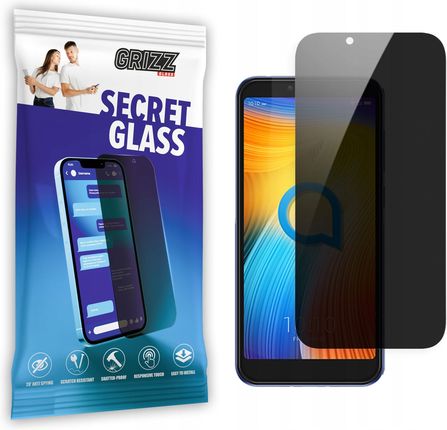 Grizz Glass Sekretne Szkło Prywatyzujące Do Alcatel 1S 2019