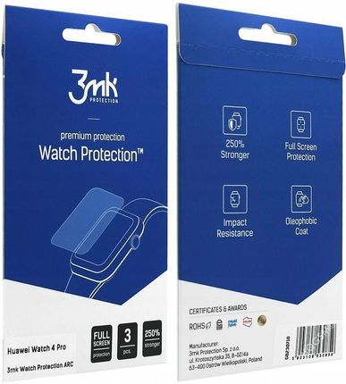 ZESTAW 3x FOLIA OCHRONNA NA EKRAN 3MK WATCH PROTECTION DO GARMIN