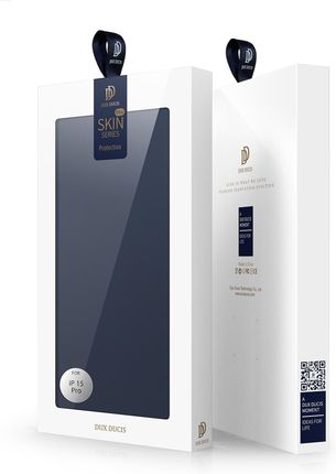 Dux Ducis Etui Do Iphone 15 Pro Pokrowiec Z Klapkąportfelem Skin Niebieski - zdjęcie 5