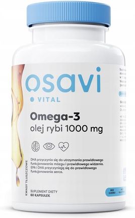 Osavi Omega-3 Olej Rybi 1000Mg 60kaps.