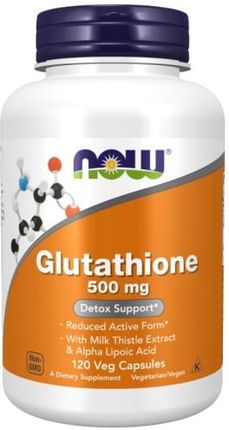 Now Foods Glutathione Glutation 500 Mg 120Kaps