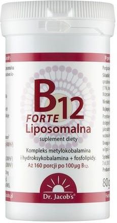 Dr Jacob`S B12 Liposomalna Forte Proszek 80g - Opinie I Ceny Na Ceneo.pl