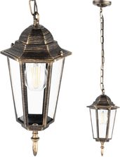 Zdjęcie Lumiled Lampa Ogrodowa Wisząca Zewnętrzna E27 Latarnia Patyna Bellis Lumogr0140 - Tarnów