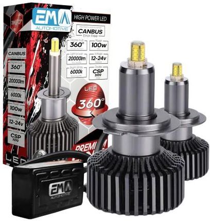 Em Automotive Led Set Premium Line H7 360 100W