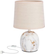 Zdjęcie Candellux Lighting Adelina Marmur + Złoty Abażur Beżowy (4124374) - Wodzisław Śląski