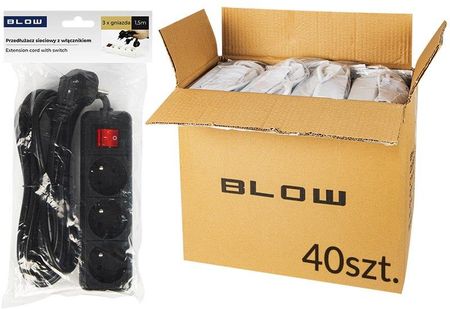 Blow 98-570 Przedłużacz Pr-370Wsp 1,5M 3Gu 3X1,5Cz O (98570)
