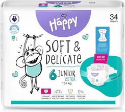 Zdjęcie Pieluszki Bella Happy 6 Junior Extra 15+kg 34 szt.  - Koronowo