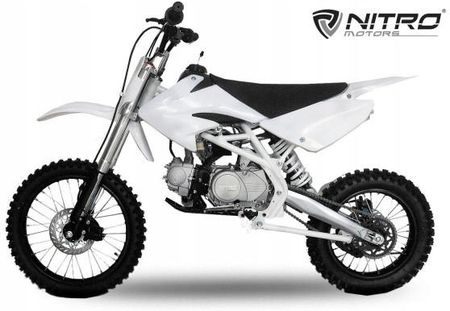 Nitro Motors Cross Thunder 125Cc 17/14 Pit Bike Motocykl Xl Srebny