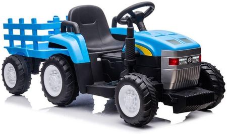Super-Toys Duży Traktor Na Akumulator New Holland 2 Silniki Pilot/A009-B