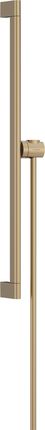 Hansgrohe Unica Drążek Prysznicowy S Puro 65cm + Suwak Easyslide + Wąż Prysznicowy Isiflex 160cm Brąz Szczotkowany (24402140)