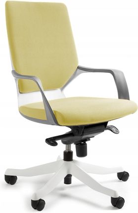 Unique Krzesło Apollo M Kremowe Biurowe Białe Tkanina