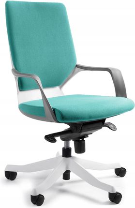Unique Krzesło Apollo M Zielone Biurowe Białe Pracownicze