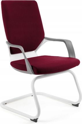 Unique Krzesło Biurowe Apollo Skid Czerwone Na Płozach