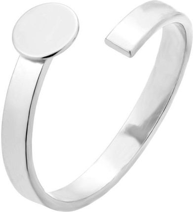 Srebrny geometryczny pierścionek