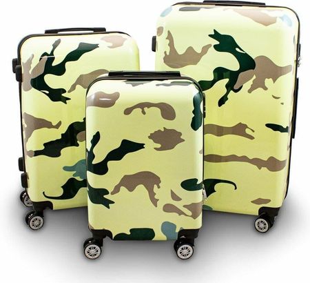 Zestaw Walizek podróżnych SET BERWIN wytrzymałe walizki na kółkach