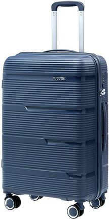 Średnia walizka PUCCINI Casablanca PP023B 7A niebieska