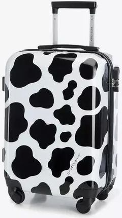 Mała walizka kabinowa WITTCHEN 56-3A-641- C biało czarna