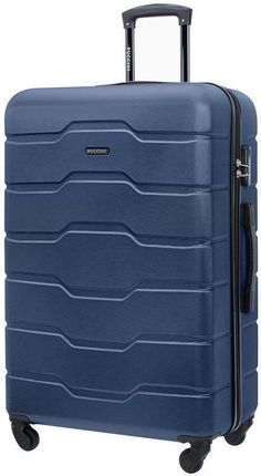 Duża walizka PUCCINI ALICANTE ABS024A 7A Granatowa