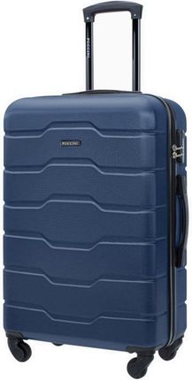 Średnia walizka PUCCINI ALICANTE ABS024B 7A Granatowa