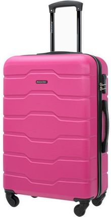 Średnia walizka PUCCINI ALICANTE ABS024B 3A Różowa