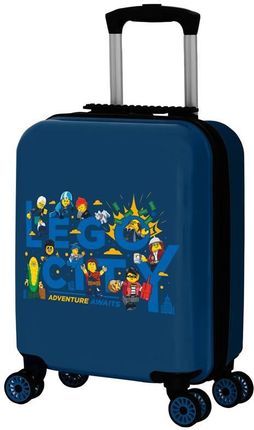 Mała walizka kabinowa dziecięca LEGO City Play Date 20160-2312 wielokolorowy