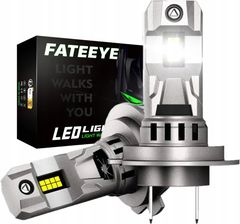 Fateeye Żarówki H7 Led 1 Do Canbus Mocne 6500K