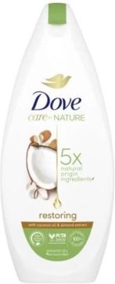 Dove Care by Nature Żel pod prysznic kokos i migdał 225ml