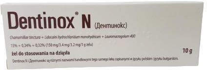 Inpharm Dentinox N Żel Do Stosowania Na Dziąsła 10G 