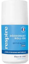 Zdjęcie RESPIRE - Dzodorant roll-on - Dezodorant Kwiat bawełny skuteczność 24H - Żyrardów