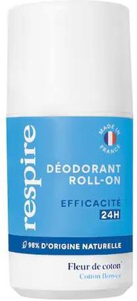 RESPIRE - Dzodorant roll-on - Dezodorant Kwiat bawełny skuteczność 24H
