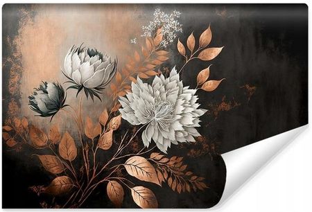 Muralo Nowoczesny Wzór Białe Kwiaty 360x240