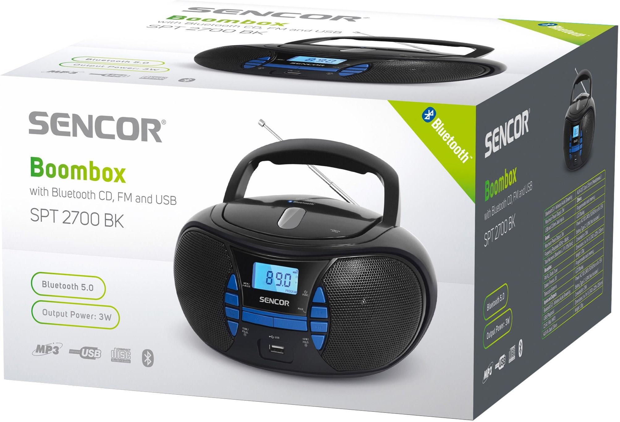 Radioodtwarzacz Sencor SPT 2700BK - Opinie i ceny na Ceneo.pl