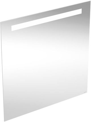 GEBERIT Option Basic Square Podświetlane lustro, B70cm, H70cm, T3.2cm, oświetlenie u góry, Aluminium anodyzowane 502806001