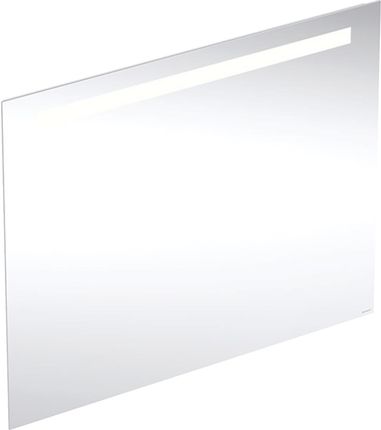 GEBERIT Option Basic Square Podświetlane lustro, B90cm, H70cm, T3.2cm, oświetlenie u góry, Aluminium anodyzowane 502808001