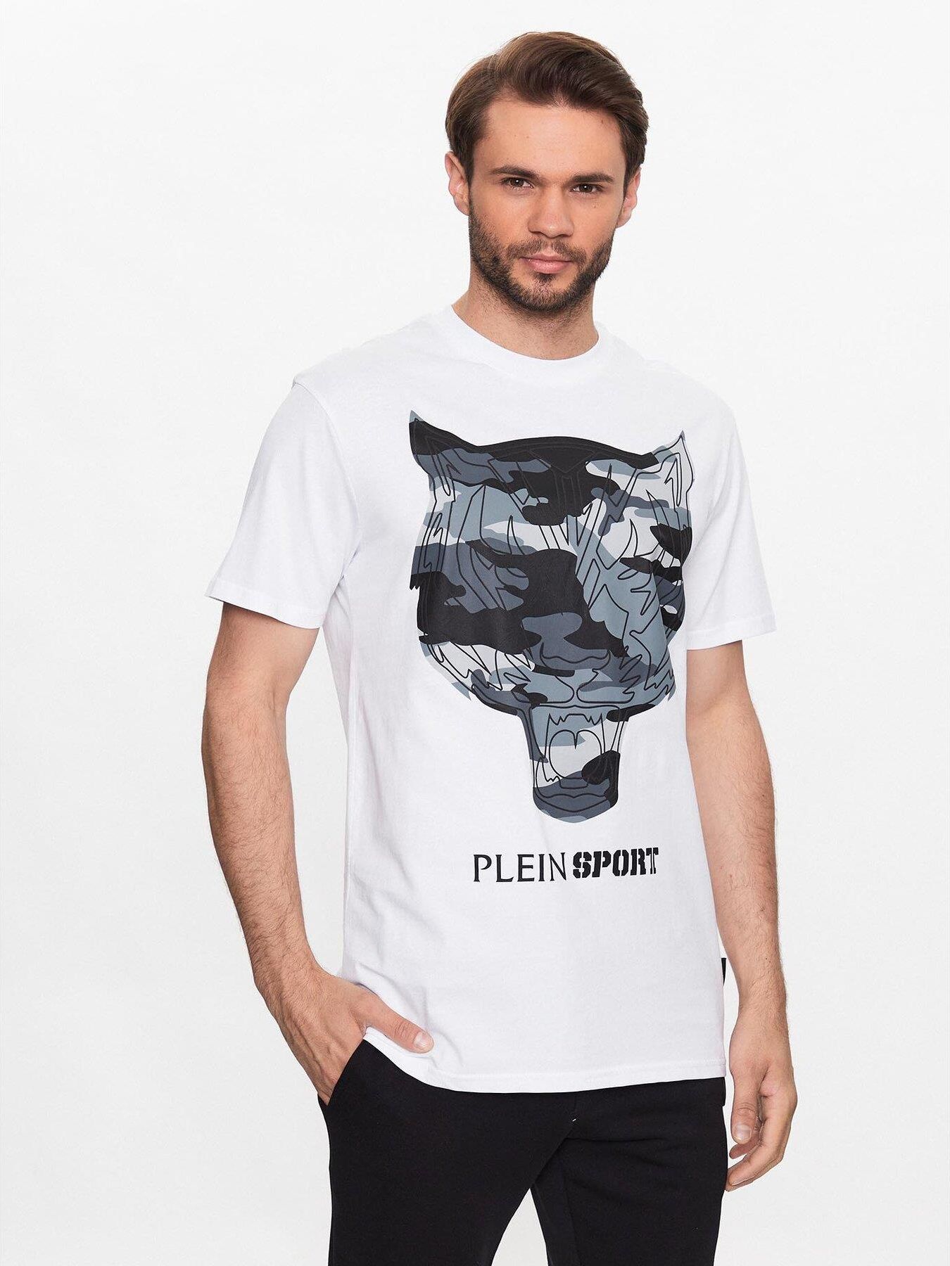 Plein Sport Blue Cotton Men's T-Shirt