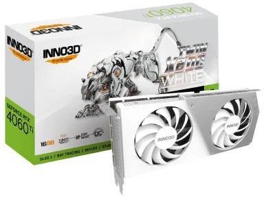 Inno3D GeForce RTX 4060 Ti Twin X2 OC White 16GB GDDR6 (N406T216D6X178055W)