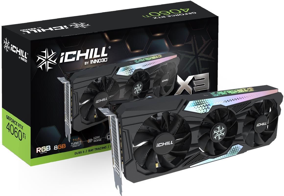 Inno3D GeForce RTX 4060 Ti iCHILL X3 - 8GB GDDR6