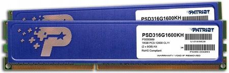 Patriot DDR3 2x8GB SIGNATURE 1600MHz (PSD316G1600KH)